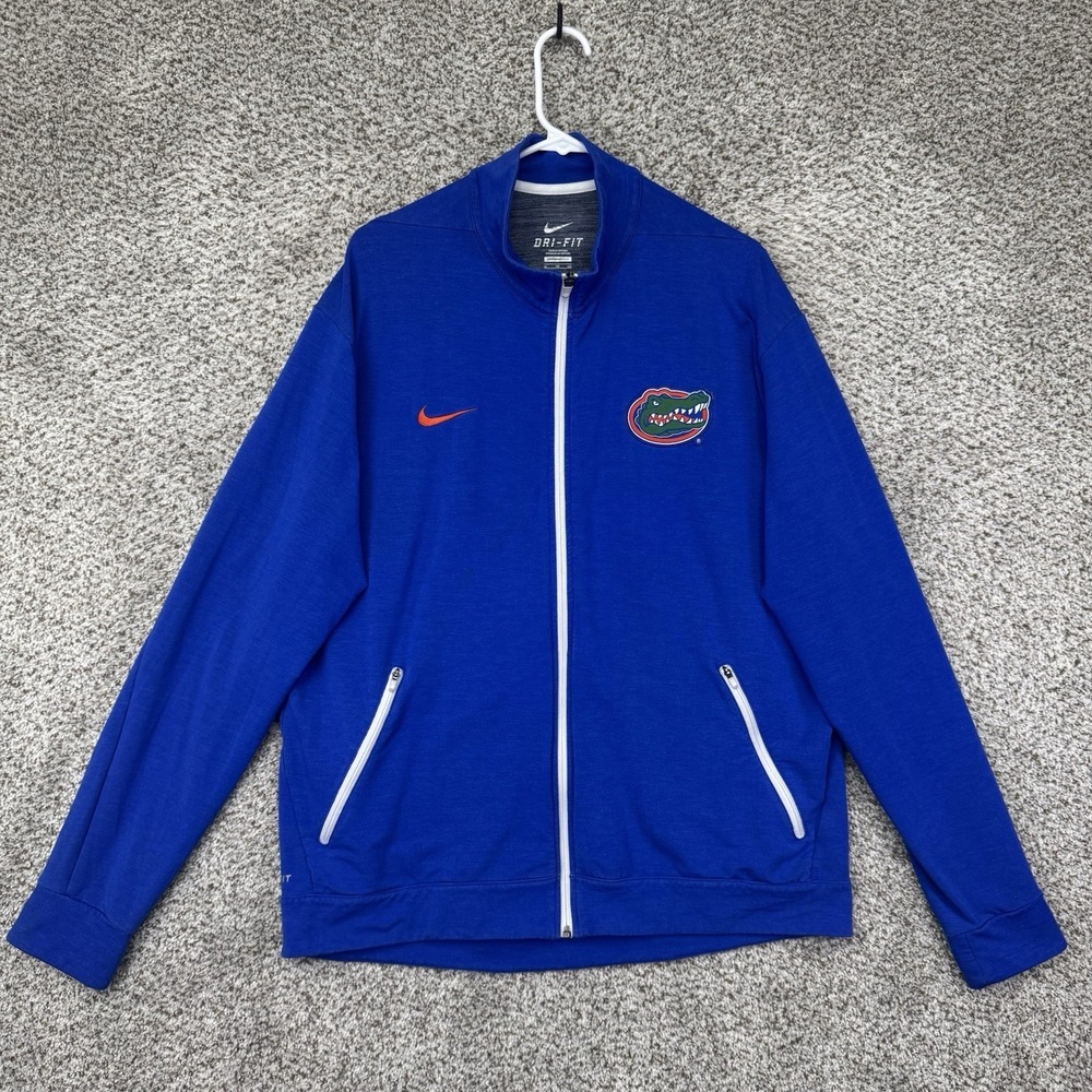 Florida Gators Sweatshirt Men's XL Blue Nike Quarter Zip Pullover Embroidered